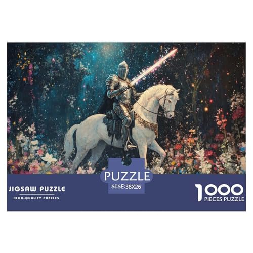 An Armored Knight-White Horse Hölzerne Puzzles Wasserfest 1000-teiliges Puzzle Geschenke Für Erwachsene Unmöglich Puzzle Zur Heimdekoration An Armored Knight-White Horse Hölzerne Puzzles Wasserfest 1000-teiliges Puzzle Geschenke Für Erwachsene Unmöglich Puzzle Zur Heimdekoration von YTPONBCSTUG