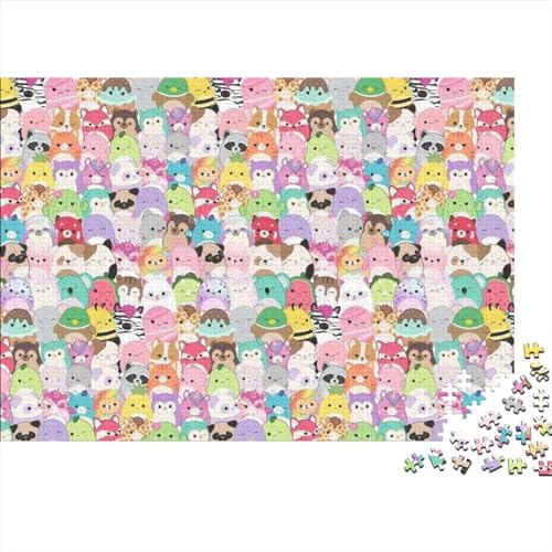 Animals Puzzle 1000 Teile Erwachsene Cartoon Cute Puzzles Für Erwachsene Lernspiel Herausforderungsspielzeug 1000-teilige Puzzles Für Erwachsene 1000pcs (75x50cm) von YTPONBCSTUG