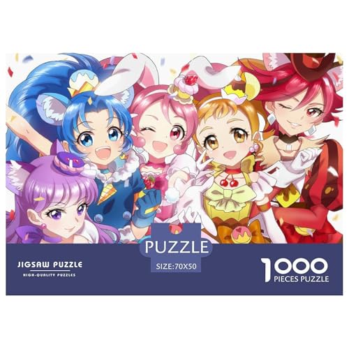 Anime Characters Hölzerne Puzzles Wasserfest 1000 Teile DIY- Puzzle Für Erwachsene Bunt Herausfordernde Puzzlespiele​ von YTPONBCSTUG