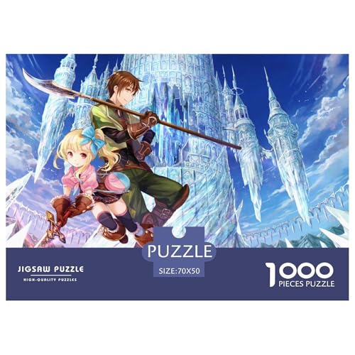 Anime Characters Hölzerne Puzzles Wasserfest 1000 Teile DIY- Puzzle Für Erwachsene Bunt Lernspiele​ von YTPONBCSTUG