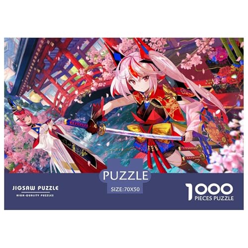 Anime Characters Hölzerne Puzzles Wasserfest 1000 Teile DIY- Puzzle Für Erwachsene Spaß Lernspiele​ von YTPONBCSTUG