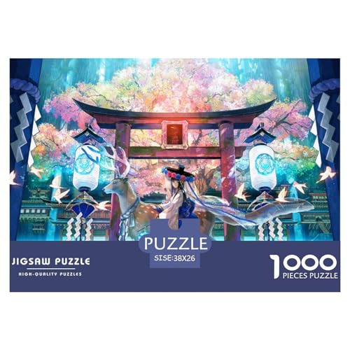 Anime Characters Hölzerne Puzzles Wasserfest 1000 Teile DIY- Puzzle Für Erwachsene Spaß Puzzle Zur Heimdekoration​ von YTPONBCSTUG