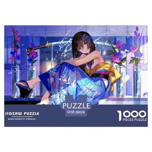 Anime Characters Hölzerne Puzzles Wasserfest 1000 Teile DIY- Puzzle Geschenke Für Erwachsene Bunt Herausfordernde Puzzlespiele​ von YTPONBCSTUG
