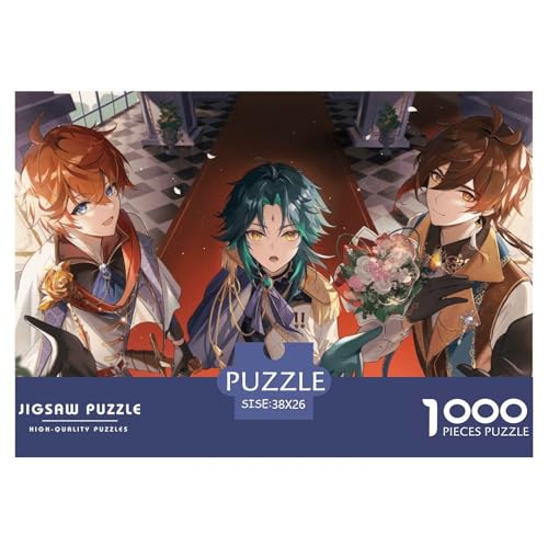 Anime Characters Hölzerne Puzzles Wasserfest 1000-teiliges Puzzle Geschenke Für Erwachsene Bunt Puzzle Zur Heimdekoration​ von YTPONBCSTUG