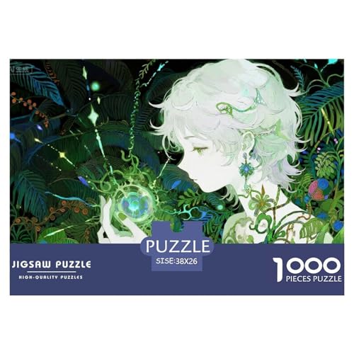 Anime-Dschungel Hölzerne Puzzles Wasserfest 1000-teiliges Puzzle Für Erwachsene Herausfordernd Und Knifflig Lernspiele von YTPONBCSTUG