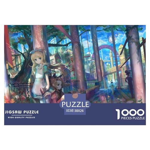 Anime Girl Hölzerne Puzzles Wasserfest 1000 Teile DIY- Puzzle Geschenke Für Erwachsene Bunt Puzzle Zur Heimdekoration​ von YTPONBCSTUG
