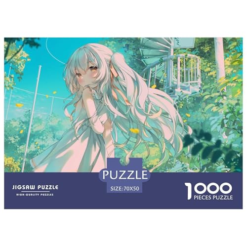 Anime Girl Hölzerne Puzzles Wasserfest 1000 Teile DIY- Puzzle Geschenke Für Erwachsene Bunt Puzzle Zur Heimdekoration​ von YTPONBCSTUG