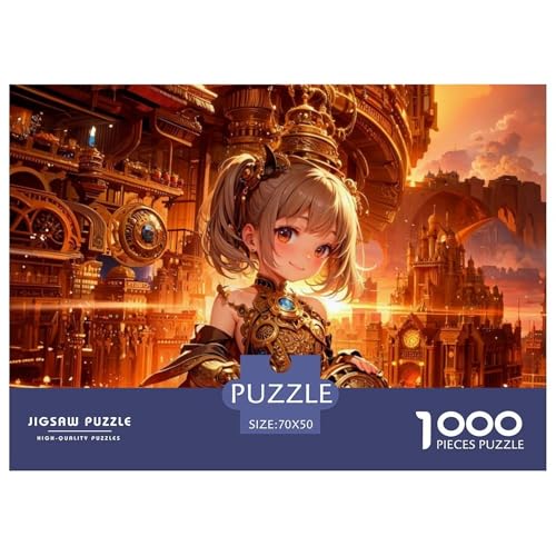 Anime Girl Hölzerne Puzzles Wasserfest 1000 Teile DIY- Puzzle Geschenke Für Erwachsene Unmöglich Puzzle Zur Heimdekoration​ von YTPONBCSTUG