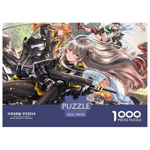 Anime Girl Hölzerne Puzzles Wasserfest 1000-teiliges Puzzle Für Erwachsene Bunt Herausfordernde Puzzlespiele​ von YTPONBCSTUG