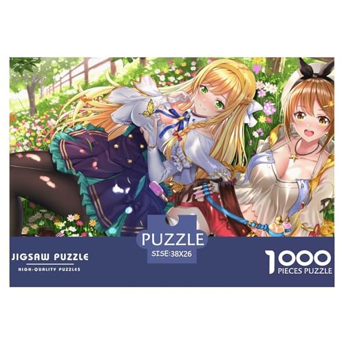 Anime Girl Hölzerne Puzzles Wasserfest 1000-teiliges Puzzle Für Erwachsene Bunt Lernspiele​ von YTPONBCSTUG