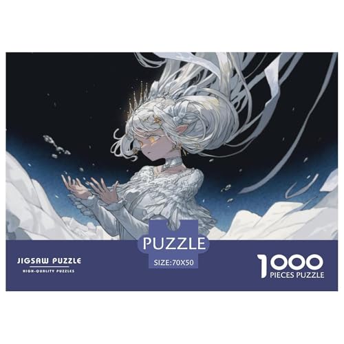 Anime Girl Hölzerne Puzzles Wasserfest 1000-teiliges Puzzle Für Erwachsene Unmöglich Lernspiele​ von YTPONBCSTUG