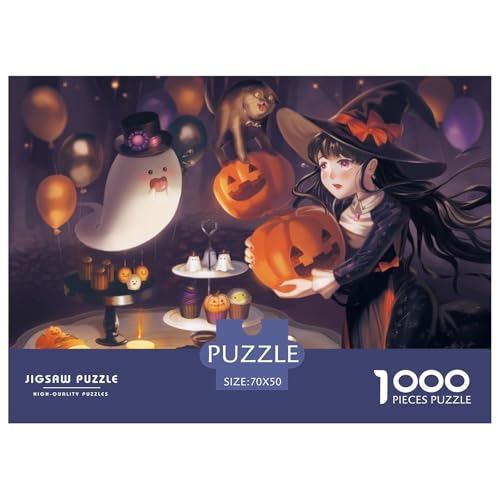 Anime Girl Hölzerne Puzzles Wasserfest 1000-teiliges Puzzle Für Erwachsene Unmöglich Puzzle Zur Heimdekoration​ von YTPONBCSTUG