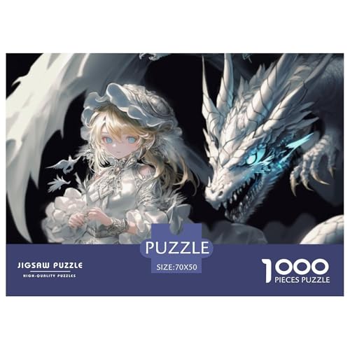 Anime Girl Hölzerne Puzzles Wasserfest 1000-teiliges Puzzle Geschenke Für Erwachsene Bunt Lernspiele​ von YTPONBCSTUG