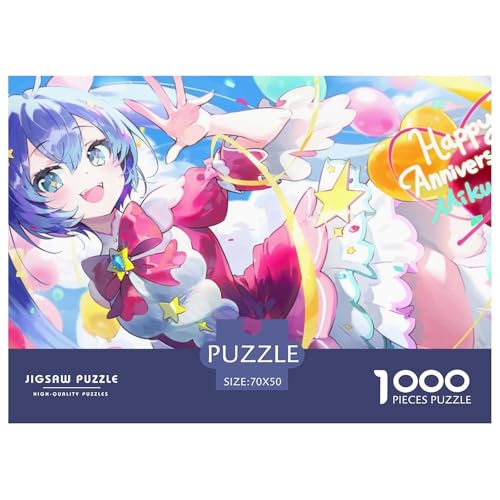 Anime Girl Hölzerne Puzzles Wasserfest 1000-teiliges Puzzle Geschenke Für Erwachsene Herausfordernd Und Knifflig Lernspiele​ von YTPONBCSTUG
