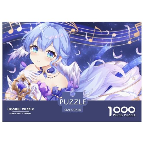 Anime Girl Hölzerne Puzzles Wasserfest 1000-teiliges Puzzle Geschenke Für Erwachsene Unmöglich Herausfordernde Puzzlespiele​ von YTPONBCSTUG