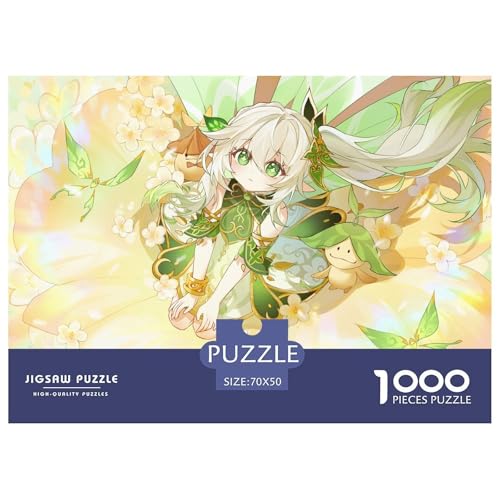 Anime Girl Hölzerne Puzzles Wasserfest 1000-teiliges Puzzle Geschenke Für Erwachsene Unmöglich Lernspiele​ von YTPONBCSTUG