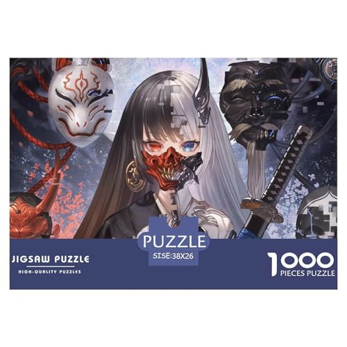 Anime Girl-mask Hölzerne Puzzles Wasserfest 1000 Teile DIY- Puzzle Geschenke Für Erwachsene Bunt Herausfordernde Puzzlespiele Anime Girl-mask Hölzerne Puzzles Wasserfest 1000 Teile DIY- Puzzle Geschenke Für Erwachsene Bunt Herausfordernde Puzzlespiele von YTPONBCSTUG