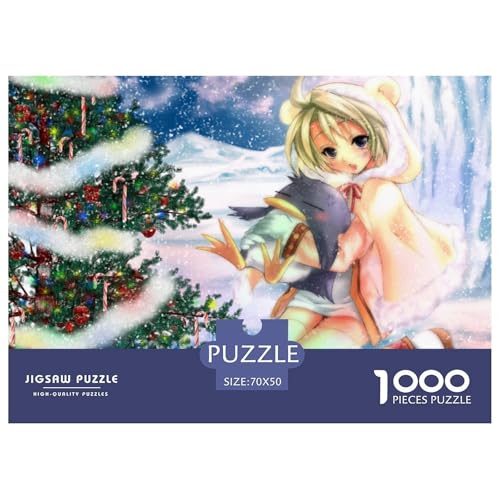 Anime Girls Hölzerne Puzzles Wasserfest 1000-teiliges Puzzle Für Erwachsene Spaß Lernspiele​ von YTPONBCSTUG