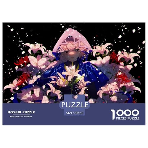 Anime Girls Hölzerne Puzzles Wasserfest 1000-teiliges Puzzle Für Erwachsene Unmöglich Lernspiele​ von YTPONBCSTUG