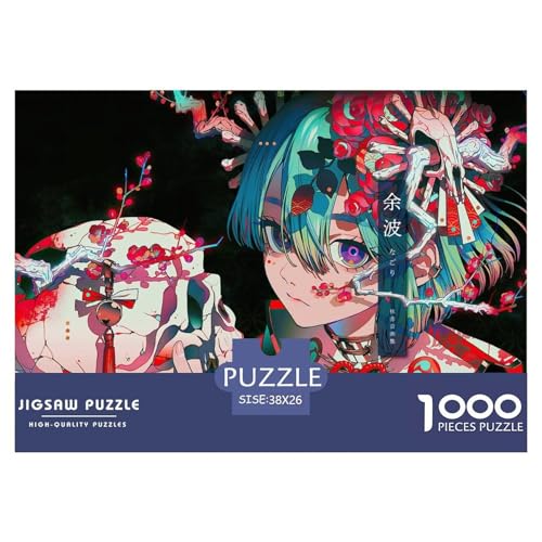 Anime Girls-Skull Hölzerne Puzzles Wasserfest 1000-teiliges Puzzle Für Erwachsene Unmöglich Puzzle Zur Heimdekoration Anime Girls-Skull Hölzerne Puzzles Wasserfest 1000-teiliges Puzzle Für Erwachsene Unmöglich Puzzle Zur Heimdekoration von YTPONBCSTUG