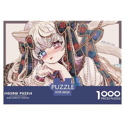 Anime Hölzerne Puzzles Wasserfest 1000-teiliges Puzzle Für Erwachsene Bunt Lernspiele​ von YTPONBCSTUG