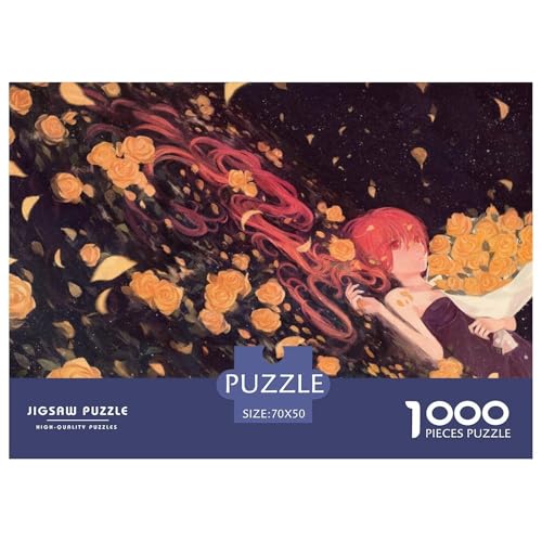 Anime Hölzerne Puzzles Wasserfest 1000-teiliges Puzzle Für Erwachsene Unmöglich Lernspiele​ von YTPONBCSTUG