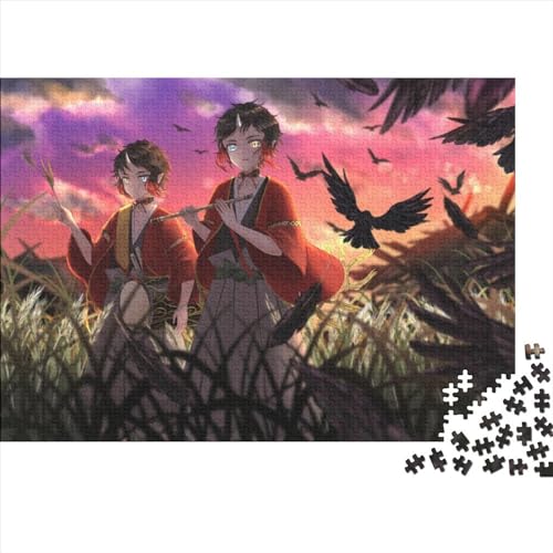 Anime-Mädchen 1000 Stück Puzzles Für Erwachsene, Familienspaß Manga Thema Puzzlespiele 1000 Stück Für Erwachsene Geschenke 1000pcs (75x50cm) von YTPONBCSTUG