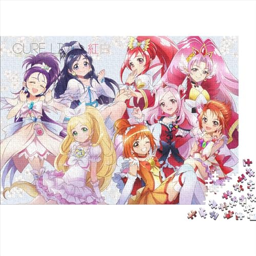 Anime-Mädchen 1000 Stück Puzzles Für Erwachsene Stress Abbauen Familien-Puzzlespiel 1000-teiliges Puzzle Manga Lernspiel Spielzeug Geschenk 1000pcs (75x50cm) von YTPONBCSTUG