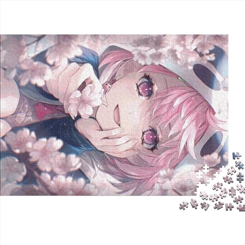 Anime-Mädchen Puzzles Für Erwachsene Manga Style 1000 Stück Puzzles Für Erwachsene Herausforderndes Spiel 1000pcs (75x50cm) von YTPONBCSTUG