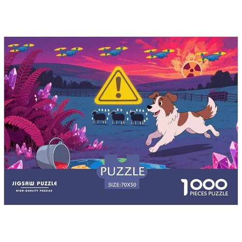 Atomschäfer Hölzerne Puzzles Wasserfest 1000 Teile DIY- Puzzle Geschenke Für Erwachsene Bunt Lernspiele von YTPONBCSTUG