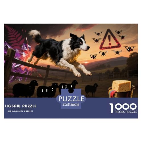 Atomschäfer Hölzerne Puzzles Wasserfest 1000-teiliges Puzzle Für Erwachsene Bunt Lernspiele von YTPONBCSTUG