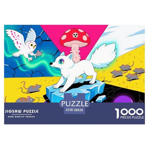 Aurora-Eisfeld Hölzerne Puzzles Wasserfest 1000-teiliges Puzzle Für Erwachsene Spaß Lernspiele von YTPONBCSTUG