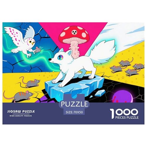 Aurora-Eisfeld Hölzerne Puzzles Wasserfest 1000-teiliges Puzzle Geschenke Für Erwachsene Herausfordernd Und Knifflig Lernspiele von YTPONBCSTUG