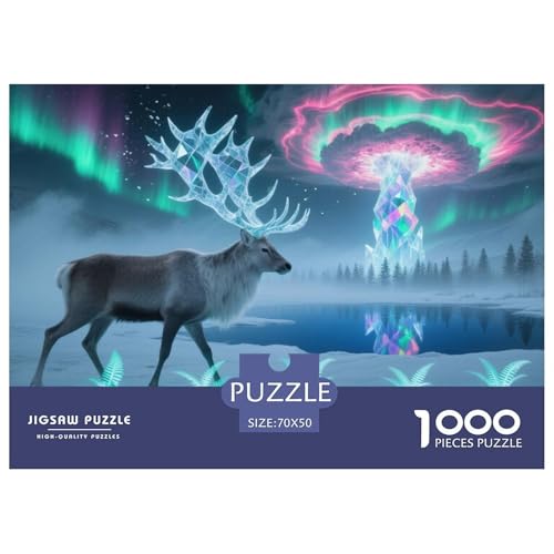 Aurora-Elch Hölzerne Puzzles Wasserfest 1000 Teile DIY- Puzzle Für Erwachsene Bunt Herausfordernde Puzzlespiele Aurora-Elch Hölzerne Puzzles Wasserfest 1000 Teile DIY- Puzzle Für Erwachsene Bunt Herausfordernde Puzzlespiele von YTPONBCSTUG