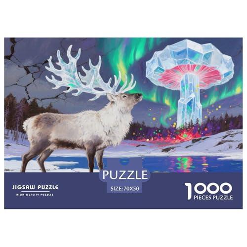 Aurora-Elch Hölzerne Puzzles Wasserfest 1000 Teile DIY- Puzzle Geschenke Für Erwachsene Unmöglich Herausfordernde Puzzlespiele Aurora-Elch Hölzerne Puzzles Wasserfest 1000 Teile DIY- Puzzle Geschenke Für Erwachsene Unmöglich Herausfordernde Puzzlespiele von YTPONBCSTUG