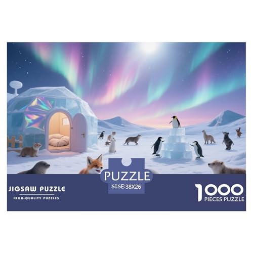 Aurora-Zoo Hölzerne Puzzles Wasserfest 1000-teiliges Puzzle Für Erwachsene Bunt Herausfordernde Puzzlespiele Aurora-Zoo Hölzerne Puzzles Wasserfest 1000-teiliges Puzzle Für Erwachsene Bunt Herausfordernde Puzzlespiele von YTPONBCSTUG