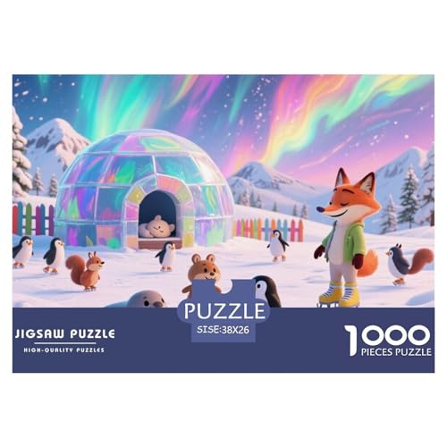 Aurora-Zoo Hölzerne Puzzles Wasserfest 1000-teiliges Puzzle Für Erwachsene Herausfordernd Und Kniffligzur Heimdekoration von YTPONBCSTUG