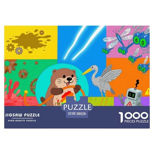 Ausrüstung, Feuchtgebiete Hölzerne Puzzles Wasserfest 1000-teiliges Puzzle Geschenke Für Erwachsene Herausfordernd Und Knifflig Lernspiele von YTPONBCSTUG
