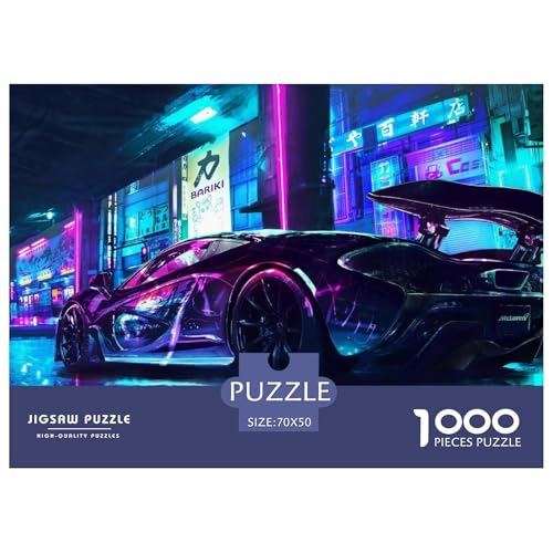 Beautiful Supercar-Sports Car Hölzerne Puzzles Wasserfest 1000-teiliges Puzzle Für Erwachsene Bunt Herausfordernde Puzzlespiele​ von YTPONBCSTUG