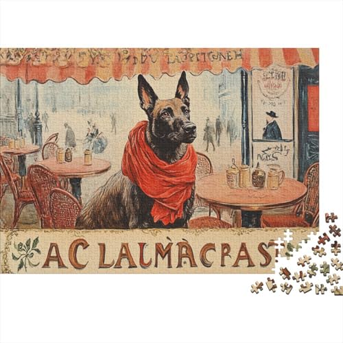Belgian Shepherd 1000 Teile Puzzle Nachhaltiges Puzzle Für Erwachsene | Hochwertige Umweltfreundliche Materialien |Geschenk Für Erwachsene| 1000pcs (75x50cm) von YTPONBCSTUG