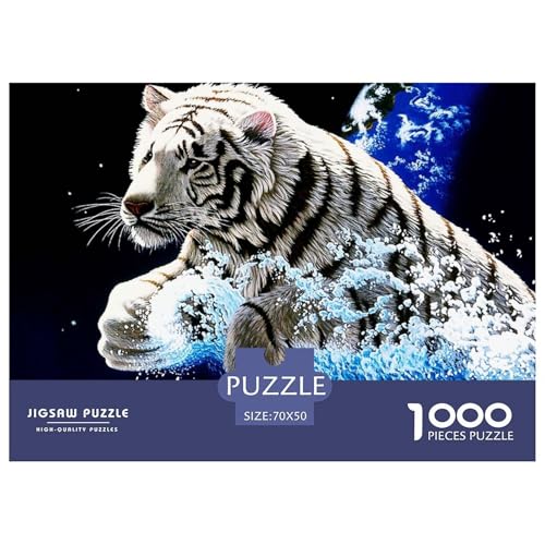 Big Cat-Siberian Tiger Hölzerne Puzzles Wasserfest 1000 Teile DIY- Puzzle Für Erwachsene Herausfordernd Und Knifflig Herausfordernde Puzzlespiele Big Cat-Siberian Tiger Hölzerne Puzzles Wasserfest 1000 Teile DIY- Puzzle Für Erwachsene Herausfordernd Und Knifflig Herausfordernde Puzzlespiele von YTPONBCSTUG