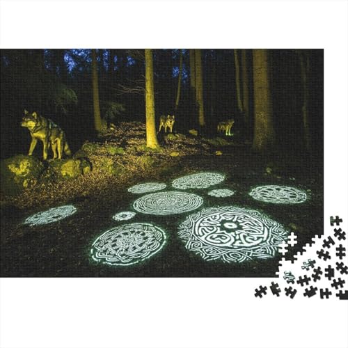 Black Forest Puzzles 1000 Stück Puzzles Für Erwachsene Lernen Lernspielzeug Weihnachten Geburtstag Geschenke 1000pcs (75x50cm) von YTPONBCSTUG