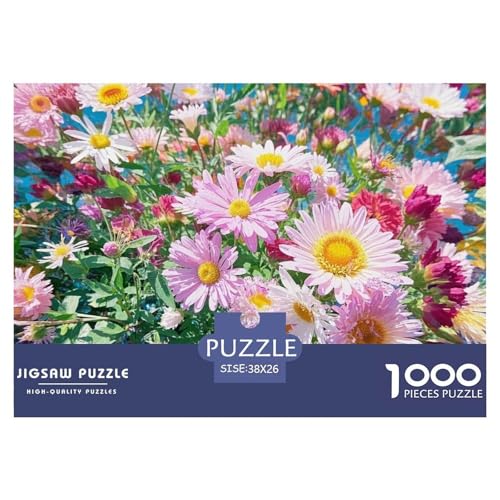 Blume Hölzerne Puzzles Wasserfest 1000-teiliges Puzzle Für Erwachsene Spaß Lernspiele von YTPONBCSTUG