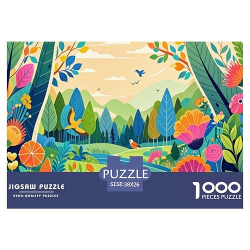 Bunter Wald Hölzerne Puzzles Wasserfest 1000 Teile DIY- Puzzle Geschenke Für Erwachsene Spaß Herausfordernde Puzzlespiele Bunter Wald Hölzerne Puzzles Wasserfest 1000 Teile DIY- Puzzle Geschenke Für Erwachsene Spaß Herausfordernde Puzzlespiele von YTPONBCSTUG