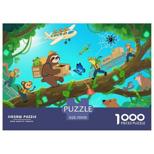 Canopy Express Hölzerne Puzzles Wasserfest 1000 Teile DIY- Puzzle Für Erwachsene Spaß Lernspiele von YTPONBCSTUG