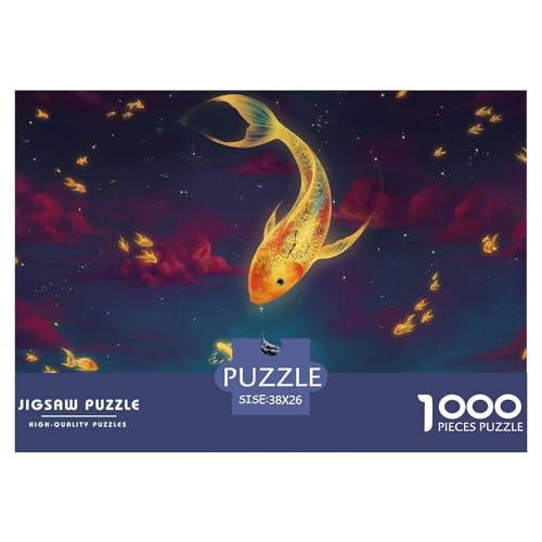 Cartoon Cat-Goldfish Hölzerne Puzzles Wasserfest 1000 Teile DIY- Puzzle Für Erwachsene Bunt Lernspiele Cartoon Cat-Goldfish Hölzerne Puzzles Wasserfest 1000 Teile DIY- Puzzle Für Erwachsene Bunt Lernspiele von YTPONBCSTUG