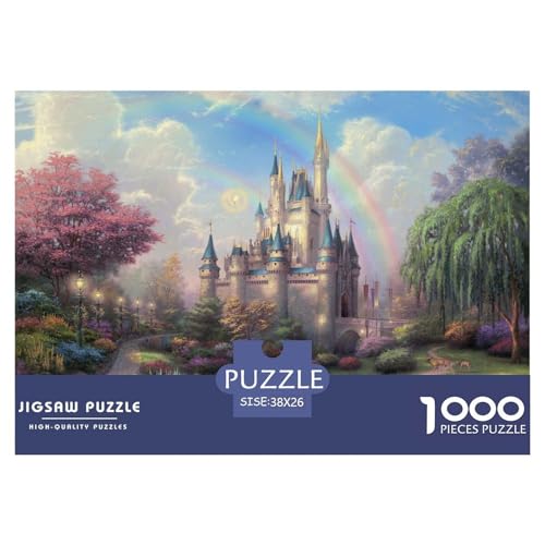 Castle-Rainbow Hölzerne Puzzles Wasserfest 1000 Teile DIY- Puzzle Für Erwachsene Unmöglich Lernspiele Castle-Rainbow Hölzerne Puzzles Wasserfest 1000 Teile DIY- Puzzle Für Erwachsene Unmöglich Lernspiele von YTPONBCSTUG