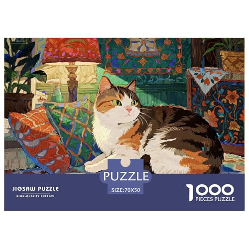 Cat on The Sofa Hölzerne Puzzles Wasserfest 1000 Teile DIY- Puzzle Geschenke Für Erwachsene Spaß Lernspiele Cat on The Sofa Hölzerne Puzzles Wasserfest 1000 Teile DIY- Puzzle Geschenke Für Erwachsene Spaß Lernspiele von YTPONBCSTUG