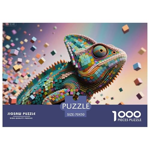 Chamäleon Hölzerne Puzzles Wasserfest 1000 Teile DIY- Puzzle Für Erwachsene Bunt Herausfordernde Puzzlespiele Chamäleon Hölzerne Puzzles Wasserfest 1000 Teile DIY- Puzzle Für Erwachsene Bunt Herausfordernde Puzzlespiele von YTPONBCSTUG