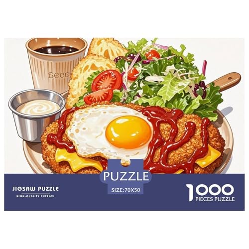 Cheese Chicken Cutlet Hölzerne Puzzles Wasserfest 1000 Teile DIY- Puzzle Geschenke Für Erwachsene Spaß Herausfordernde Puzzlespiele Cheese Chicken Cutlet Hölzerne Puzzles Wasserfest 1000 Teile DIY- Puzzle Geschenke Für Erwachsene Spaß Herausfordernde Puzzlespiele von YTPONBCSTUG